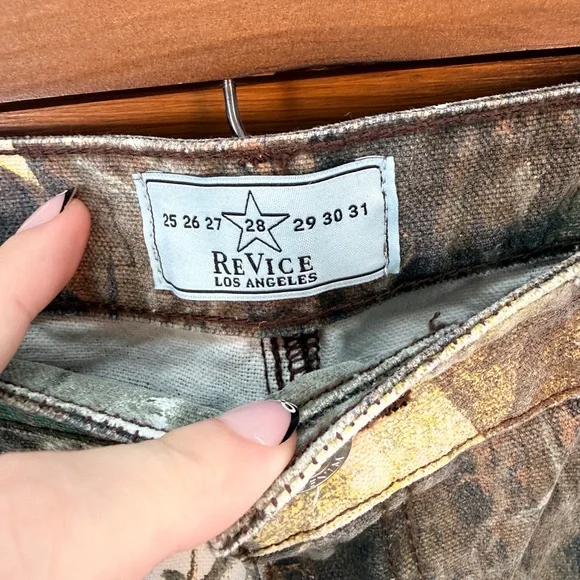 Revice Amelia Oakland cargo camo pant low rise NWT - grunge Streetwear camp - Picture 5 of 11